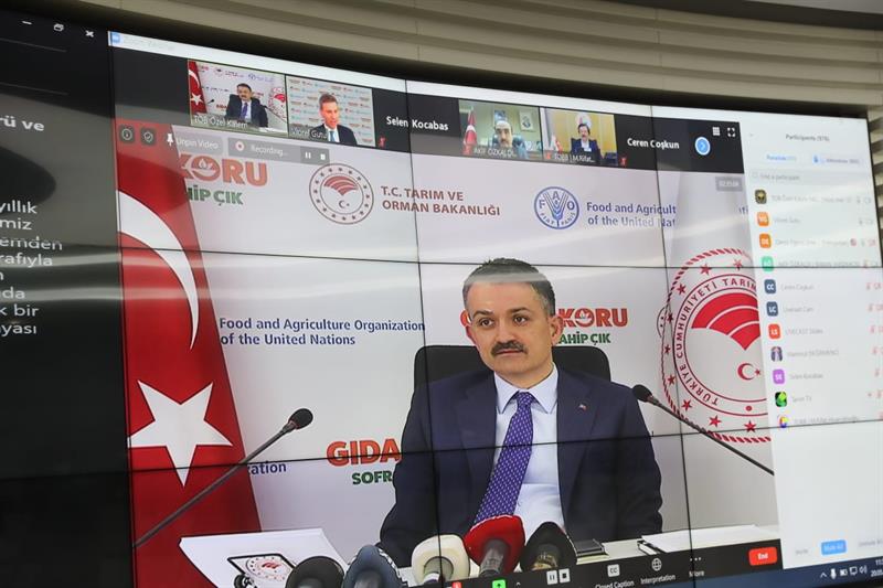 Pakdemirli: “Türkiye’de Her Yıl 19 Milyon Ton Gıda Çöpe Gidiyor”